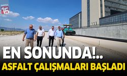 Burdur Devlet Hastanesi altına asfalt çalışmaları sonunda başladı