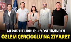 Ak Parti Burdur İl Yönetiminden Özlem Çerçioğlu'na hayırlı olsun ziyareti