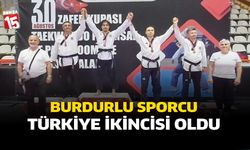 Burdurlu Sporcu Türkiye İkincisi Oldu