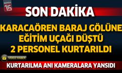 Burdur’da Eğitim Uçağı Baraj Gölüne Düştü: 2 Pilot Kurtarıldı