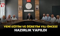 Yeni Eğitim Ve Öğretim Yılı Öncesi Hazırlık Toplantısı Yapıldı