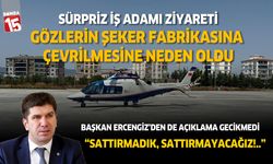 Burdur Şeker Fabrikası Bahçesine İnen Helikopter Gündem Oldu