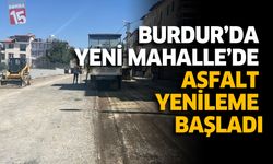 Burdur’da Yeni Mahalle’de Asfalt Yenileme Başladı