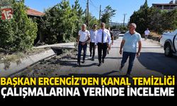 Başkan Ercengiz’den Kanal Temizliği Çalışmalarına Yerinde İnceleme
