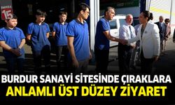 Burdur Sanayi Sitesinde Çıraklara Anlamlı Üst Düzey Ziyaret