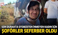 Son Durakta Otobüsten İnmeyen Kadın İçin Şoförler Seferber Oldu