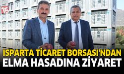 Isparta Ticaret Borsası'ndan Elma Hasadına Ziyaret