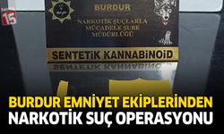 Burdur Emniyet Ekiplerinden Narkotik Suç Operasyonu