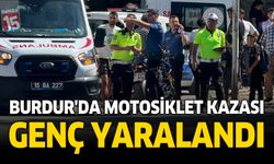 Burdur’da Motosiklet Kazası: Genç Yaralandı