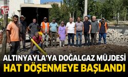 Altınyayla’ya Doğalgaz Müjdesi