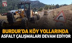 Burdur’da Köy Yollarında Asfalt Çalışmaları Devam Ediyor