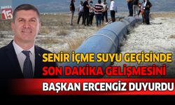 Senir Suyu Göl Geçişi projesi ile ilgili son dakika gelişmesi