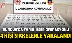 Burdur’da Tarihi Sikke Operasyonu: 4 Şüpheli Yakalandı