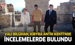 Vali Bilgihan, Kibyra Antik Kenti’nde İncelemelerde Bulundu