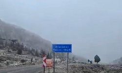 Alacabel’e yılın ilk karı yağdı