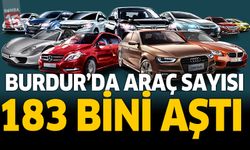 Burdur’da Araç Sayısı 183 Bini Aştı!