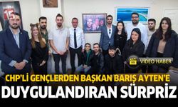 CHP’li Gençlerden Başkan Barış Ayten’e Duygulandıran Sürpriz