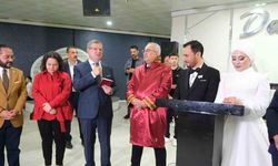 Başkan Arslan genç çiftin nikahını kıydı