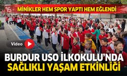 Burdur USO İlkokulu’nda Sağlıklı Yaşam Etkinliği