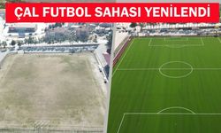 Çal’a modern futbol sahası kazandırıldı
