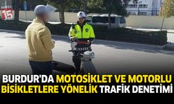 Burdur’da Motosiklet ve Motorlu Bisikletlere Yönelik Trafik Denetimi: 67 Sürücüye Ceza