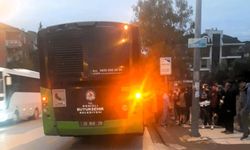 Denizli’de halk otobüsü yolda kaldı
