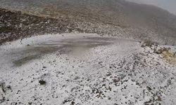 Denizli’ye yılın ilk karı düştü