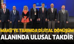MAKÜ'ye tarımda dijital dönüşüm alanında ulusal takdir