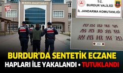 Burdur'da sentetik eczane hapları ile yakalandı. Tutuklandı