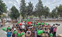 Emirdağ’da öğrenciler Filistin’e destek verdi