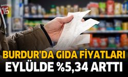Burdur’da Gıda Fiyatları Eylülde %5,34 Arttı