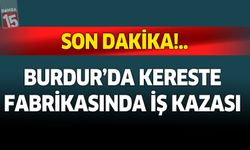 Burdur'da Kereste Fabrikasında iş kazası