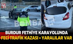 Burdur Fethiye karayolunda trafik kazası