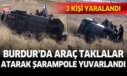Burdur'da feci trafik kazası: 3 kişi ağır yaralı