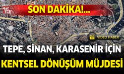 Burdur'da Tepe, Sinan ve Karasenir Mahallelerine kentsel dönüşüm müjdesi