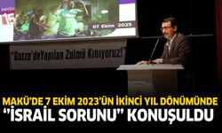 MAKÜ’de 7 Ekim 2023’ün İkinci Yıl Dönümünde “İsrail Sorunu” Konuşuldu