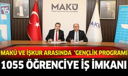 MAKÜ ve İŞKUR arasında gençlik programı protokolü. 1055 öğrenciye iş imkanı