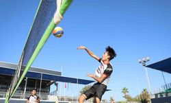 Moğolistan U16 plaj voleybolu milli takımı Alanya’da kampa girdi