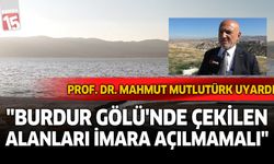 Prof. Dr. Mahmut Mutlutürk Uyardı: “Burdur Gölü’nün Çekilen Alanları İmara Açılmamalı”