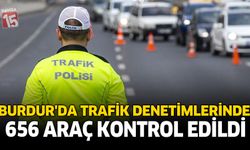 Burdur’da Trafik Denetimlerinde 656 Araç Kontrol Edildi