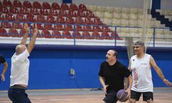 Yeni tesiste ilk maç Başkan Kotan’dan