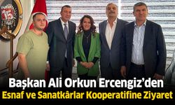 Başkan Ali Orkun Ercengiz’den Esnaf ve Sanatkârlar Kooperatifine Ziyaret