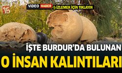Burdur'da kazı çalışmalarında insan kemikleri bulundu