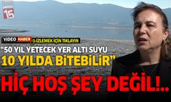 Burdur'da 50 yıl yetebilecek yer altı suyu bilinçsiz kullanımla 10 yılda bitebilir...