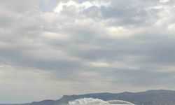 Çardak Havaalanında uçak kaza kırım tatbikatı yapıldı