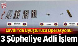 Çavdır’da Uyuşturucu Operasyonu: 3 Şüpheliye Adli İşlem