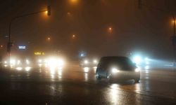 Denizli'de yoğun sis yaşamı zorlaştırdı