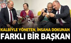 Kalbiyle yöneten, insana dokunan farklı bir başkan; İbrahim Sertbaş