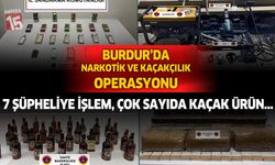 Burdur Jandarmadan kaçakçılık ve organize suç operasyonu
