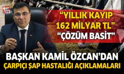 Başkan Kamil Özcan'dan çarpıcı şap hastalığı açıklaması